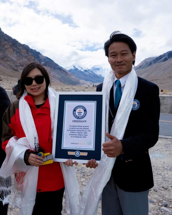 电动客车在珠峰创造吉尼斯世界纪录，意义比你想象的多太多