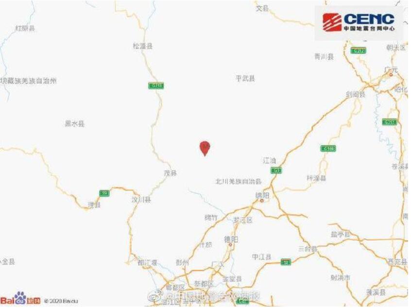 今天凌晨四川北川连发三次地震-WordPress极简博客