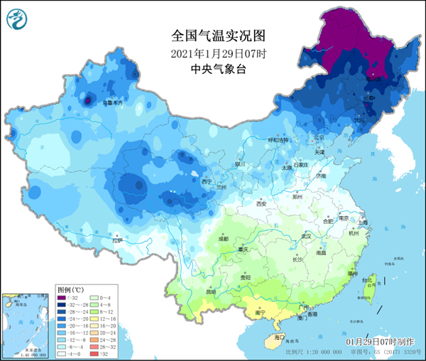 461东北局地气温创今冬新低极涡出圈感受北极冷