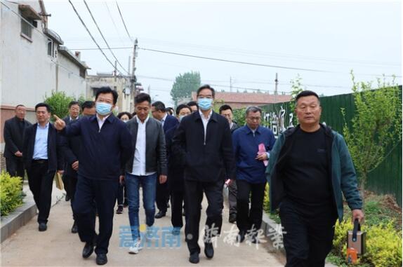 省领导来济调研美丽村居省级试点建设情况 曾赞荣参加活动