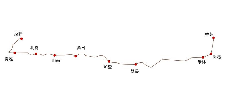 全程3小时29分拉萨至林芝铁路6月25日开通运营