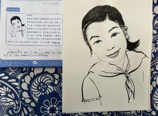 41张手绘肖像画特色评语这位美术老师班主任好暖心