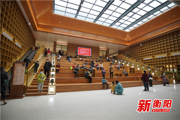 赏心阅目衡阳市文化新地标市图书馆新馆试开放