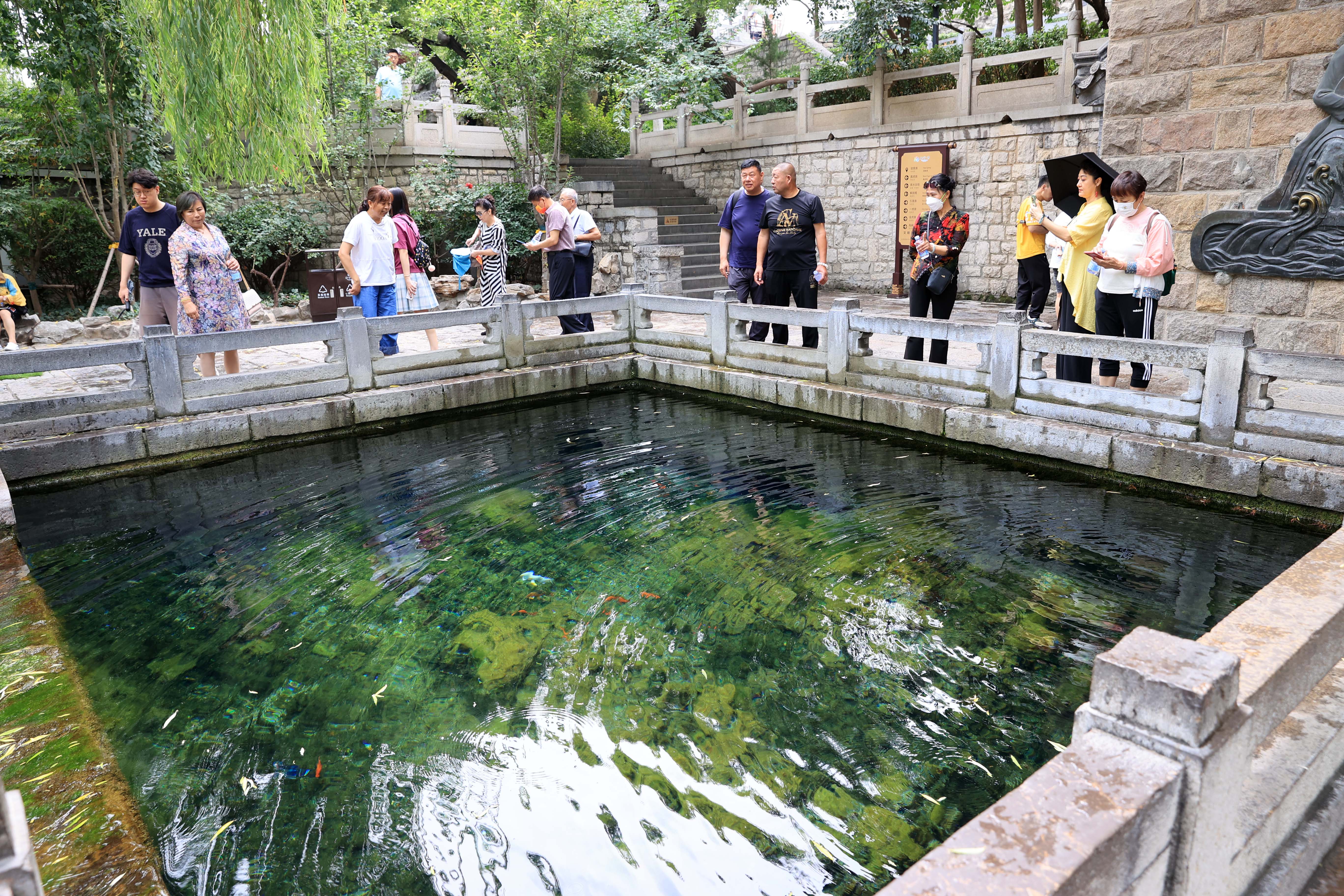 濟南趵突泉地下水位五連漲11釐米泉水遊持續回暖