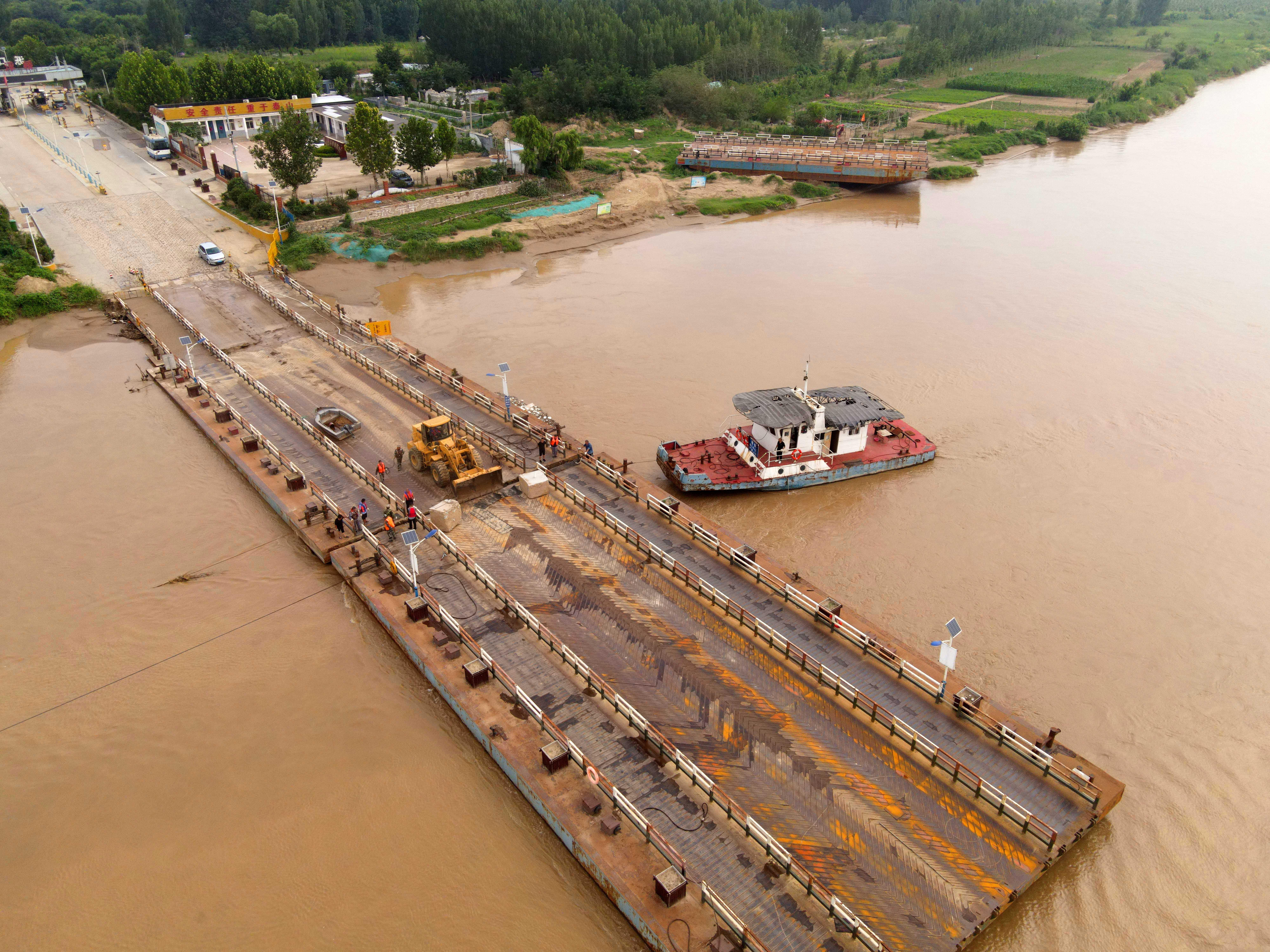 突破4000立方米每秒的汛前调水调沙最大流量已过境济南黄河水量稳步