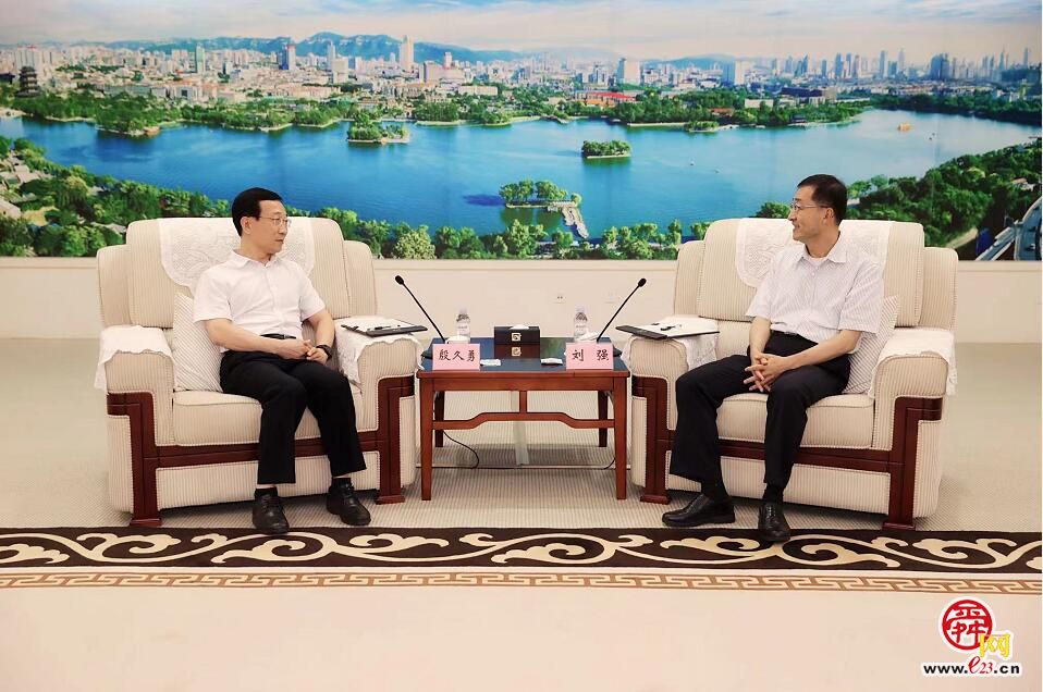 刘强会见交通银行客人 - 领导活动 - 舜网新闻