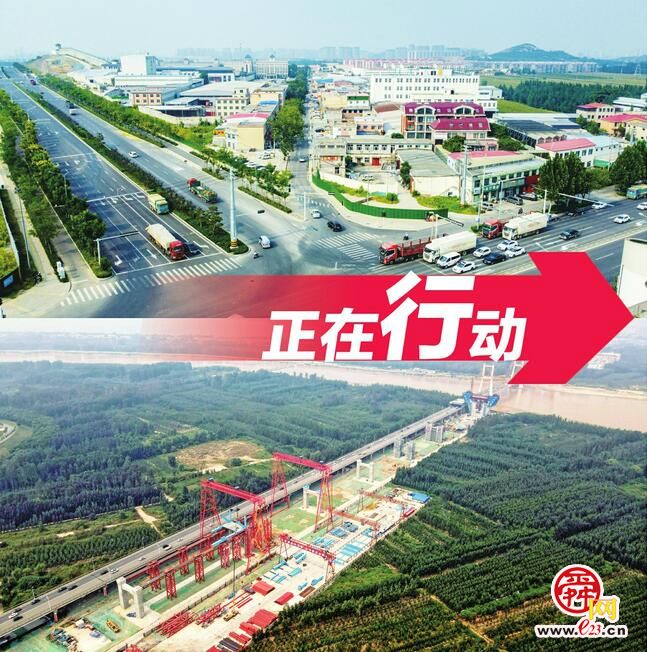 G104京岚线济南黄河公路大桥扩建施工 大桥路、零点立交桥绕行线路看过来