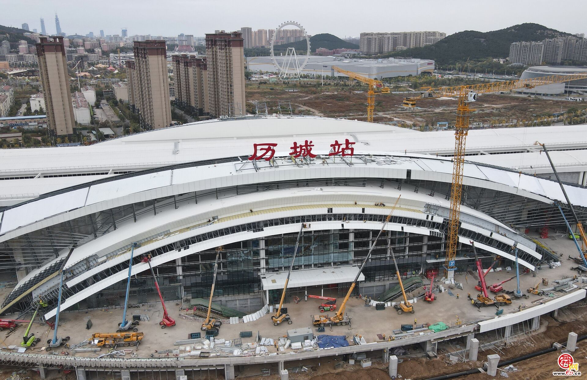 站名亮相,历城站建设进入冲刺阶段 - 济南社会 - 舜网新闻