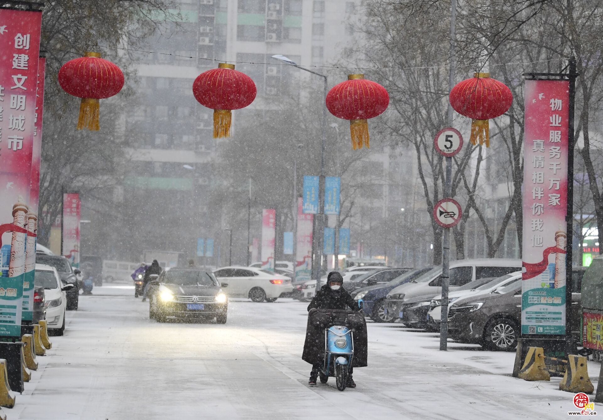 The auspicious snow heralds a good year! In the Lunar New Year, the urban area of ​​Jinan ushers in the first snow in 2023