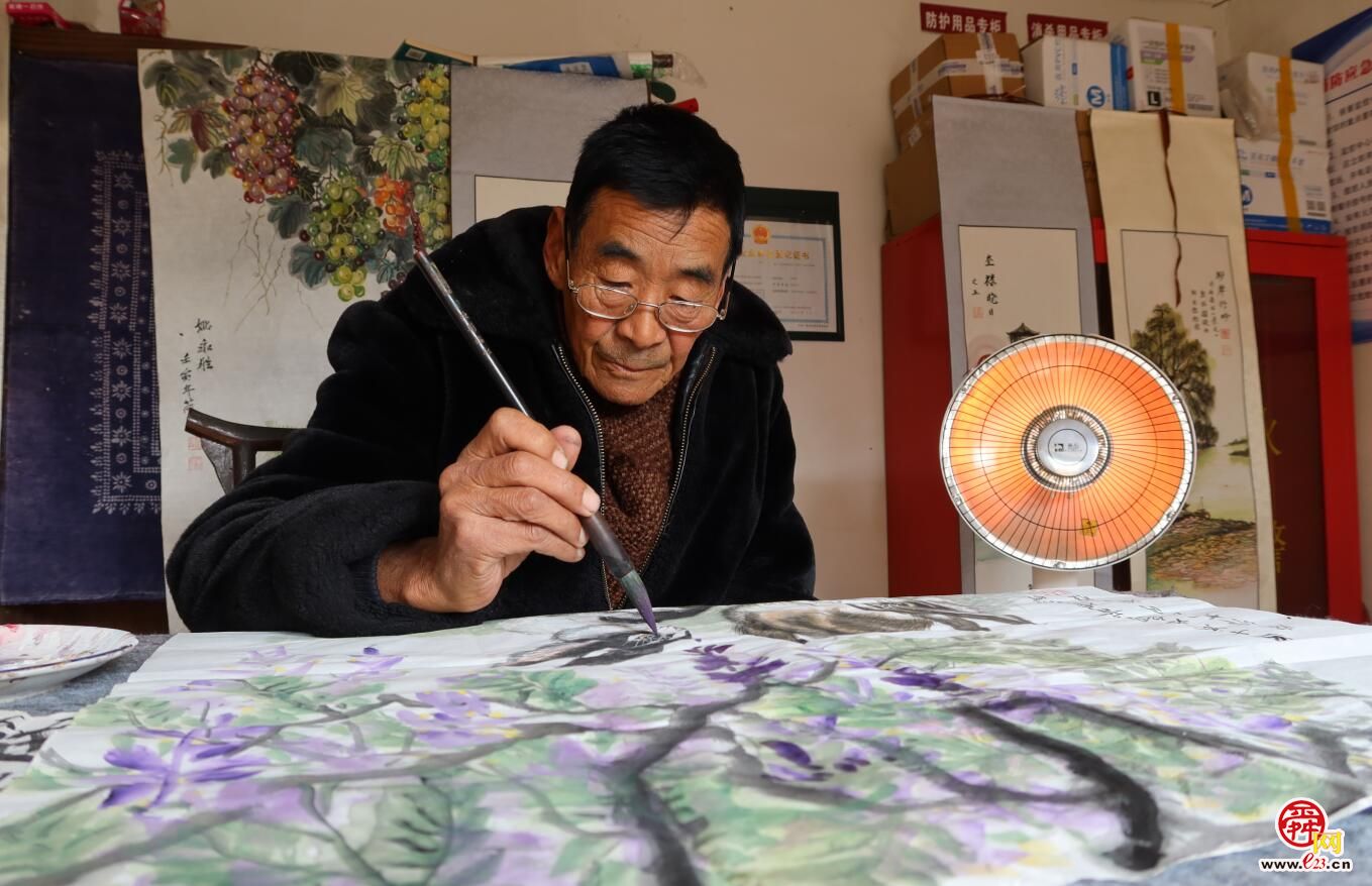 融媒·画像｜68岁农村画家手绘地方历史——闻韶故里“一支笔”