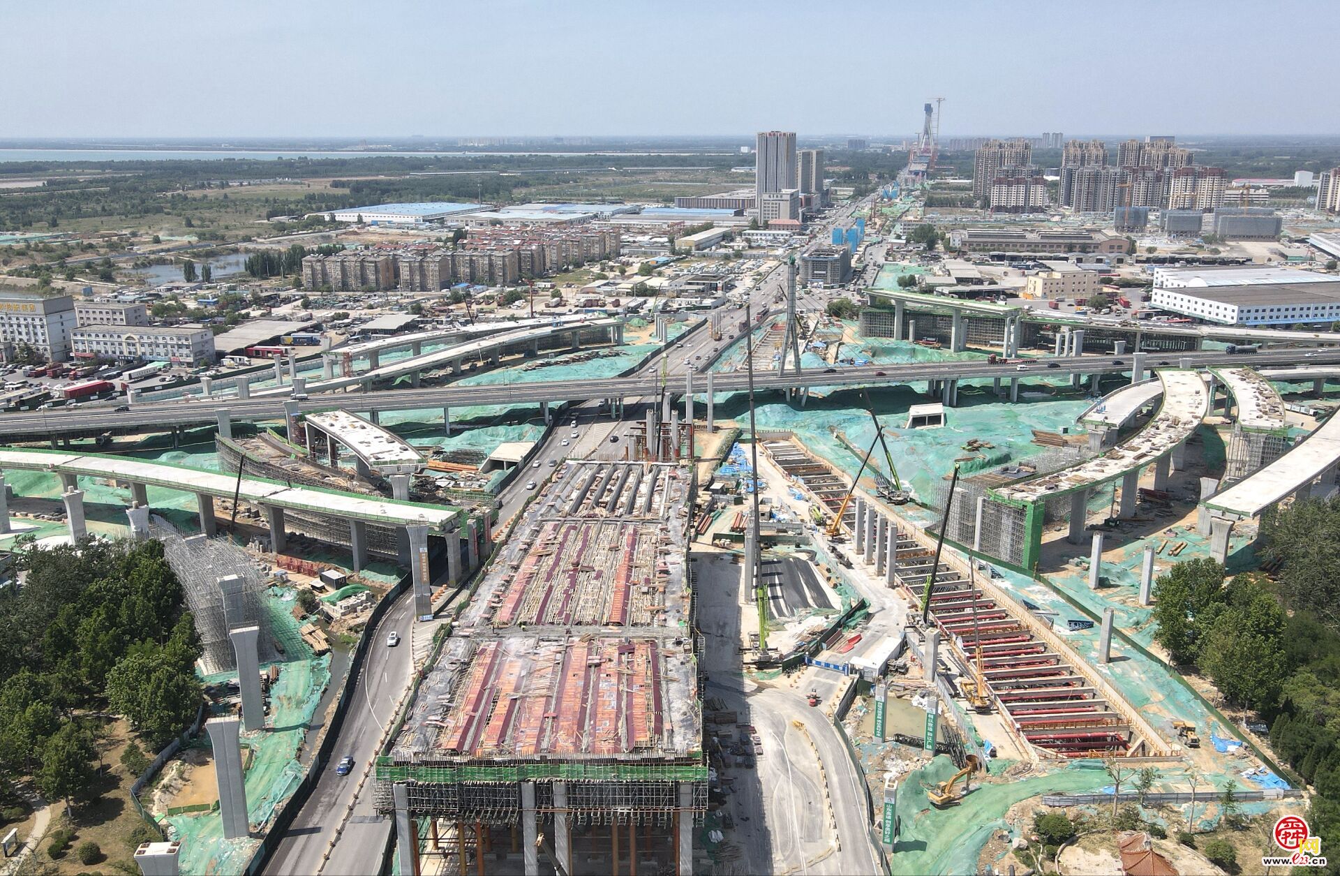 新建零点立交即将牵手二环东路高架路