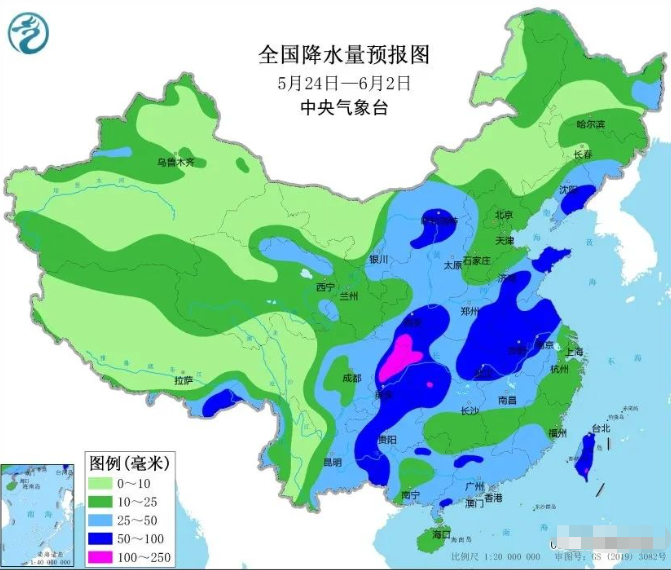 中到大雨局地暴雨,山東發最新天氣預報;濟南明天開下