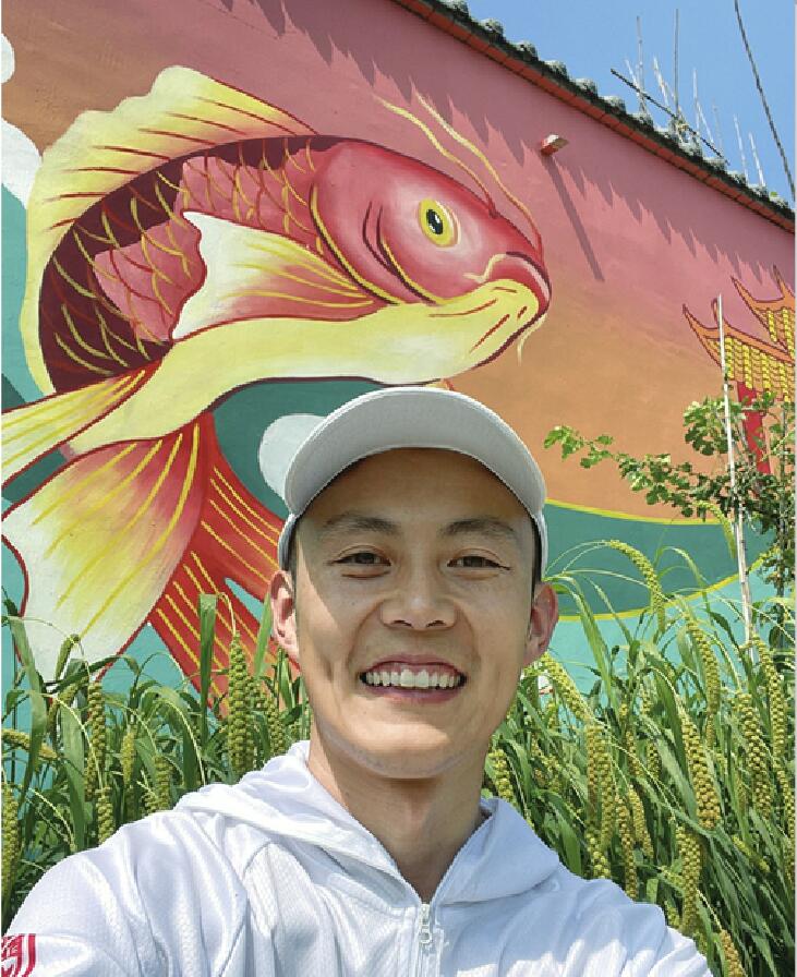 绘出家乡“高颜值”！山东小伙回村义务作墙绘，已经画了半条街