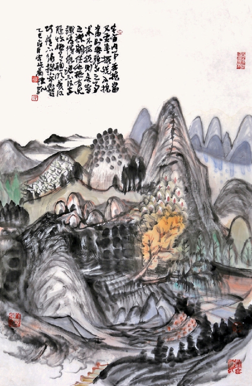 泉绘画，走进海右名家的水墨世界系列（二)