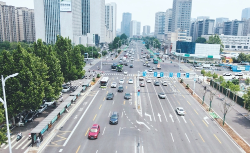工业南路综合改造进入收尾冲刺阶段