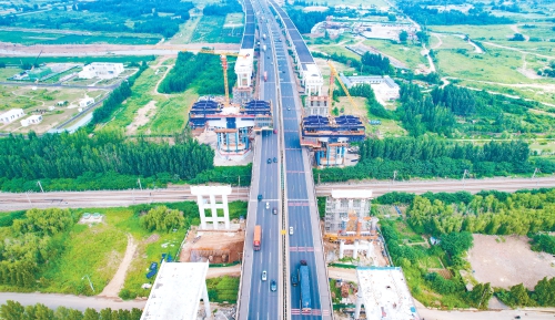 京台高速济齐段扩建即将跨越京沪铁路线