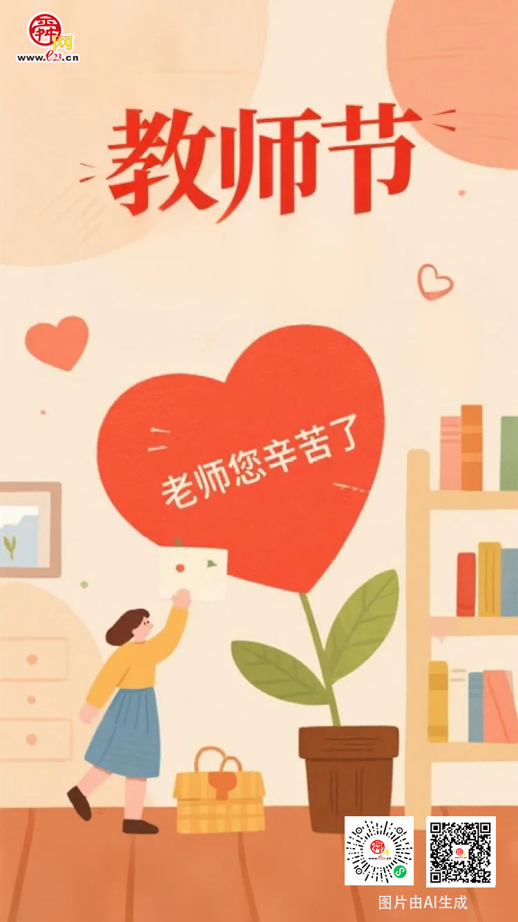 教师节快乐!