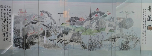 赵清国廉政主题中国画展开幕