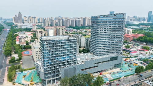 项目强省会｜济南首个全融合式TOD项目初具规模
